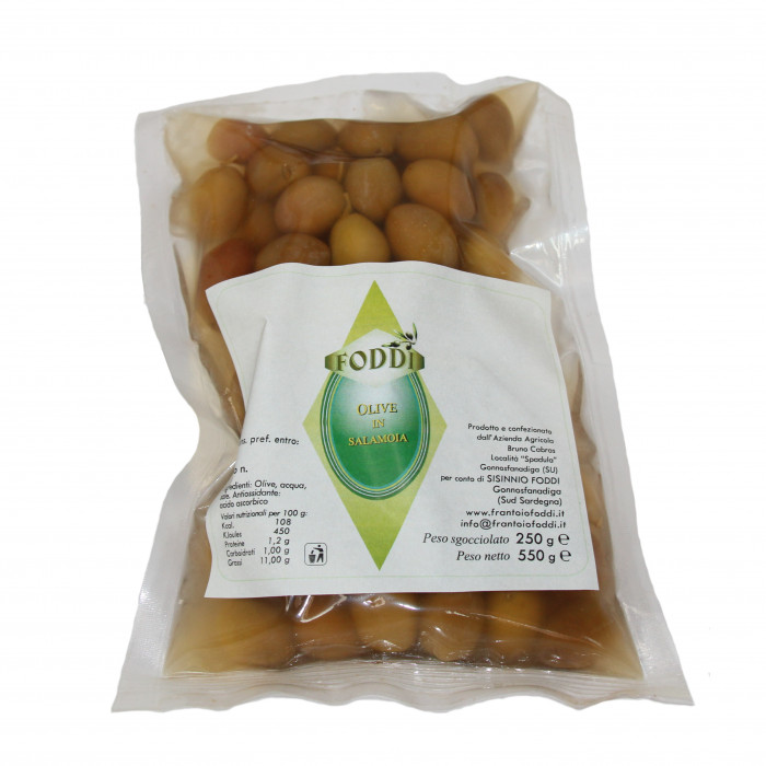 Olives in brine - 250 g package